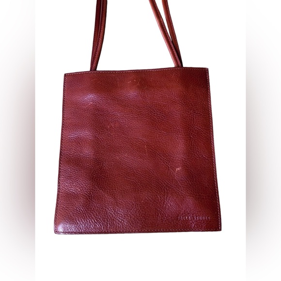 Wilson’s Leather Pelle Studio Red Leather Tote Bag - Picture 3 of 6